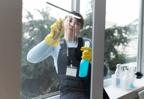 Nettoyage de vitres intérieures et extérieures à Vougy